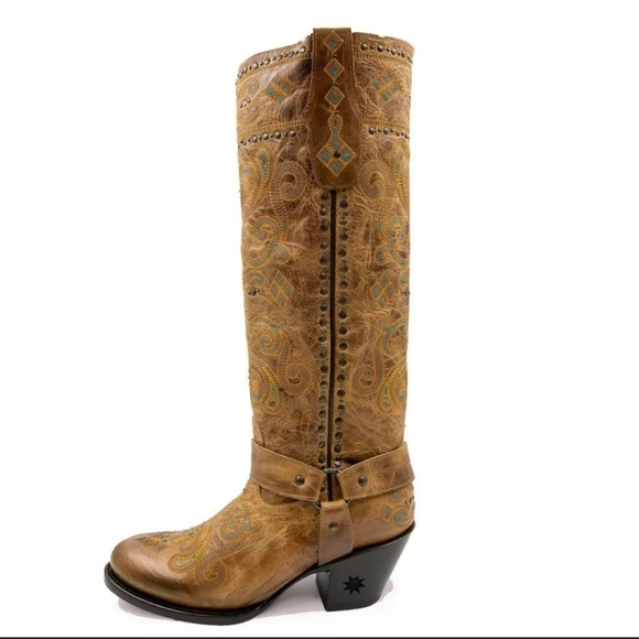 Black Star Women's 6B Wimberly Western Boots Round Toe - Picture 5 of 7